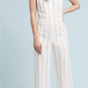 Anthropologie The Essential Striped Jumpsuit